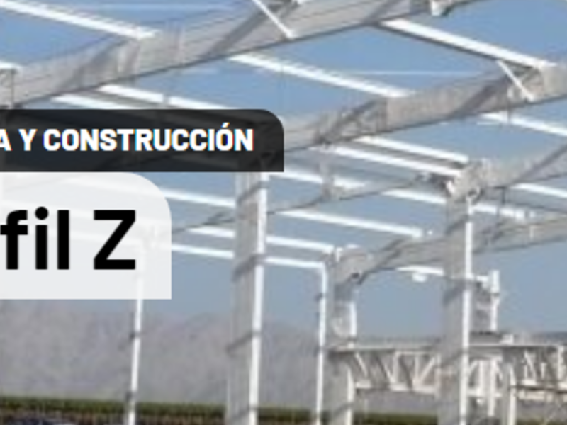 Perfil de acero Z - TUPEMESA | Construex