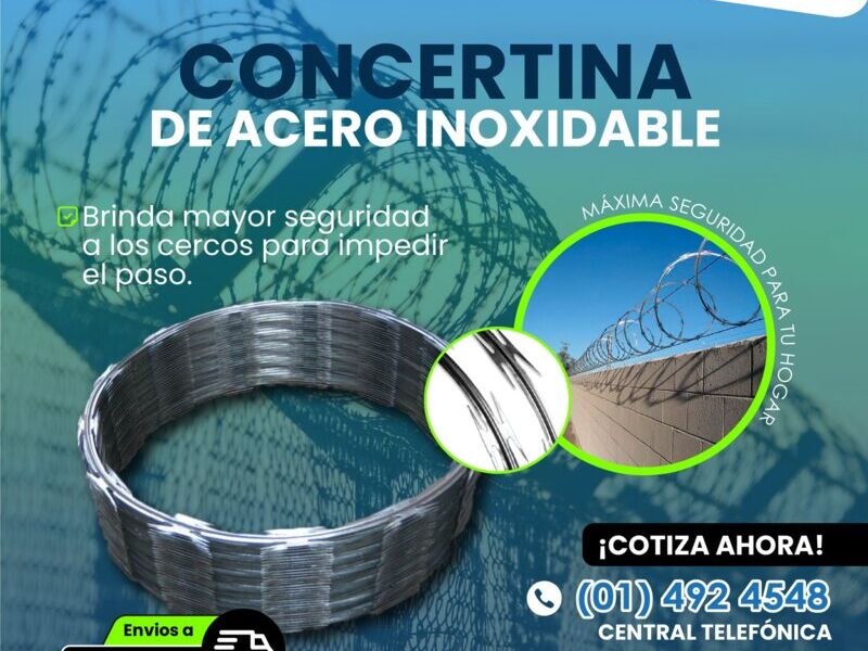 concertina galvanizada Lima - GeoTub Perú Sac | Construex