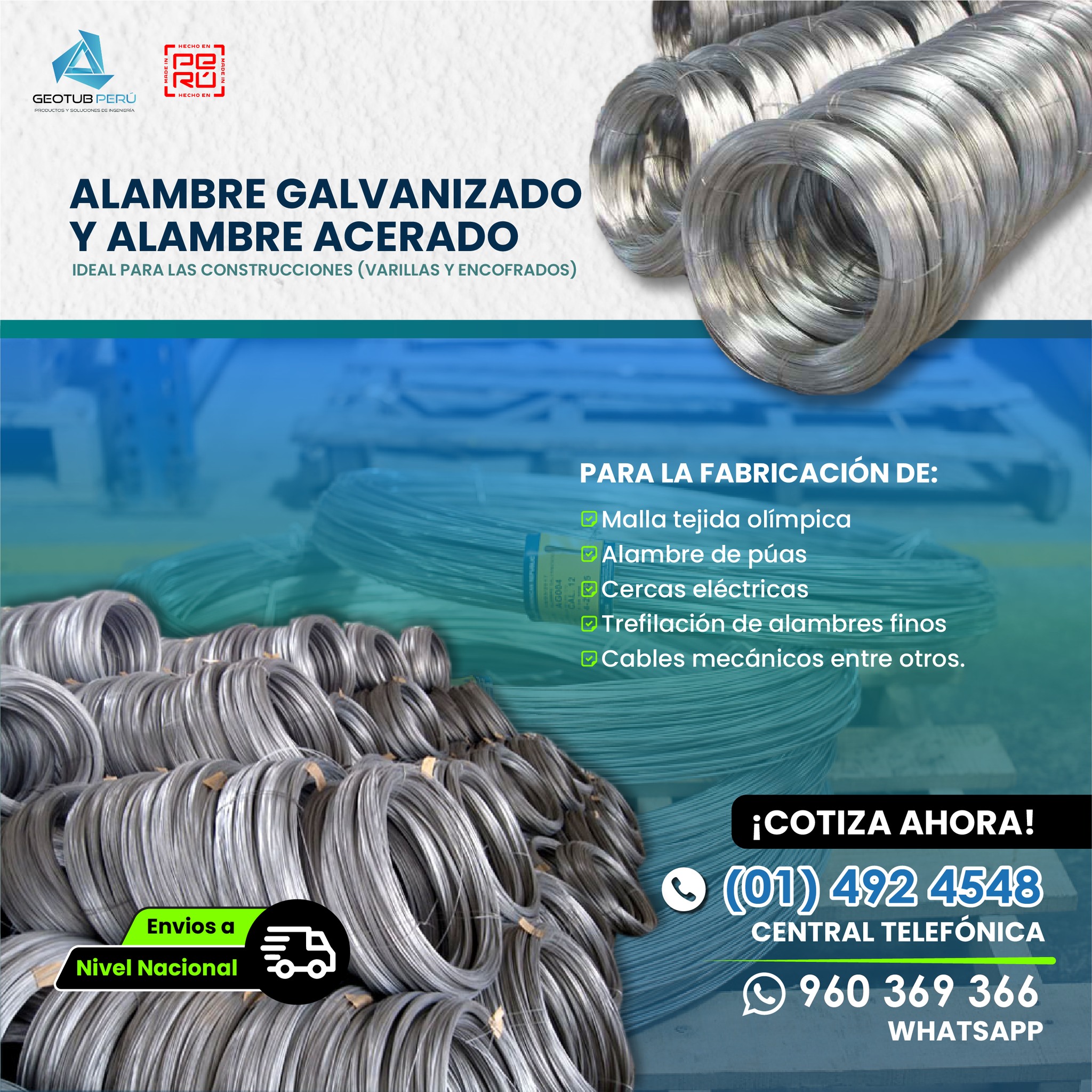 Alambre Galvanizado Zincopro® - Prodac