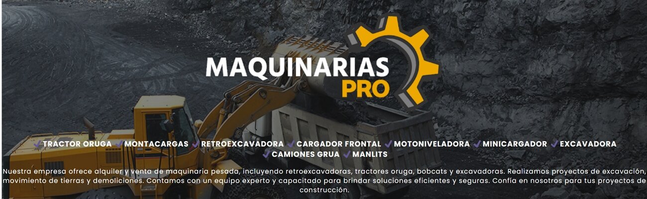 Maquinarias Pro | Construex