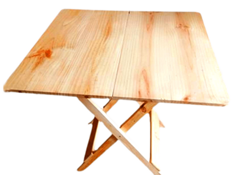 Mesa plegable comedor en madera - SHOPSTART | Construex