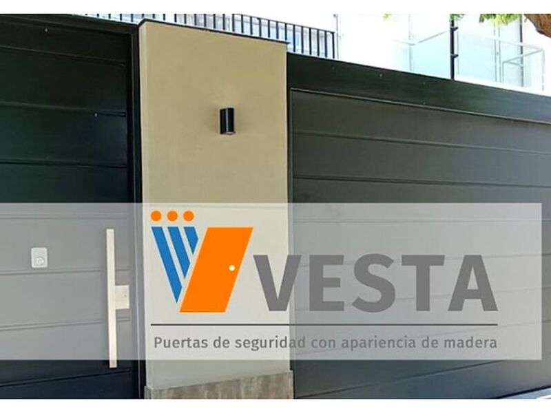 Puerta seguridad garaje y peatonal  - Puertas de Seguridad Vesta | Construex