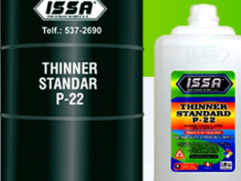 Disolvente Thinner Standar P-22 Perú - ISSA Industrias Suarez S.A. | Construex