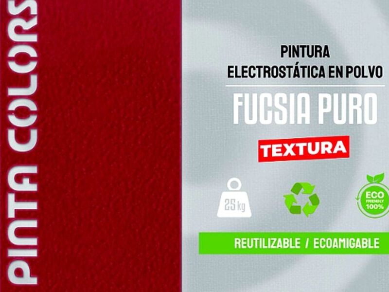Pintura Electrostatica Fucsia Puro Peru - Pinta Colors | Construex