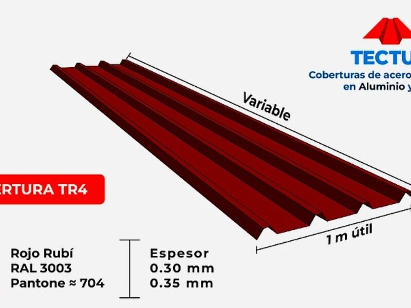 Calamina TR4 Rojo Rubí Perú - TECTUM | Construex