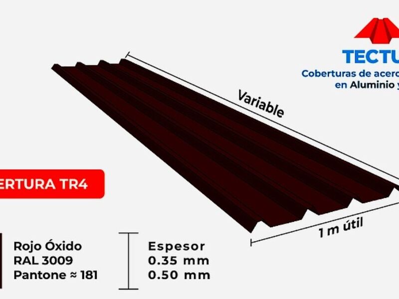 Calamina TR4 Rojo Óxido Perú - TECTUM | Construex