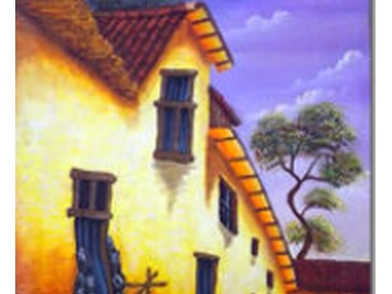 Cuadro Pintura Casas Perú - DecoArte | Construex
