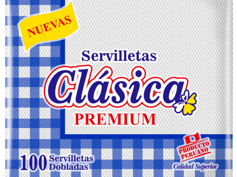 Mantel Cuadros Azul Perú - Clásica | Construex