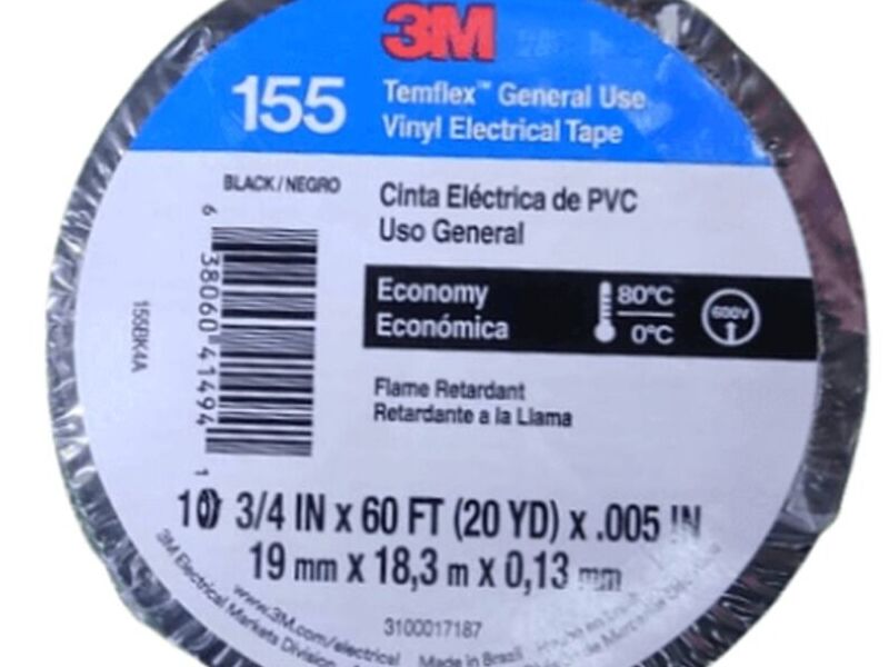 Cinta aislante temflex 1700 3/4´´x18m color verde - 3M - COPER ELECTRIC -  soluciones eléctricas industrial