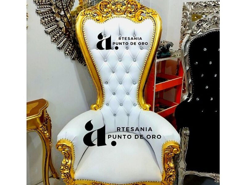 Sofa Blanco King Dorado Peru - Punto de Oro | Construex