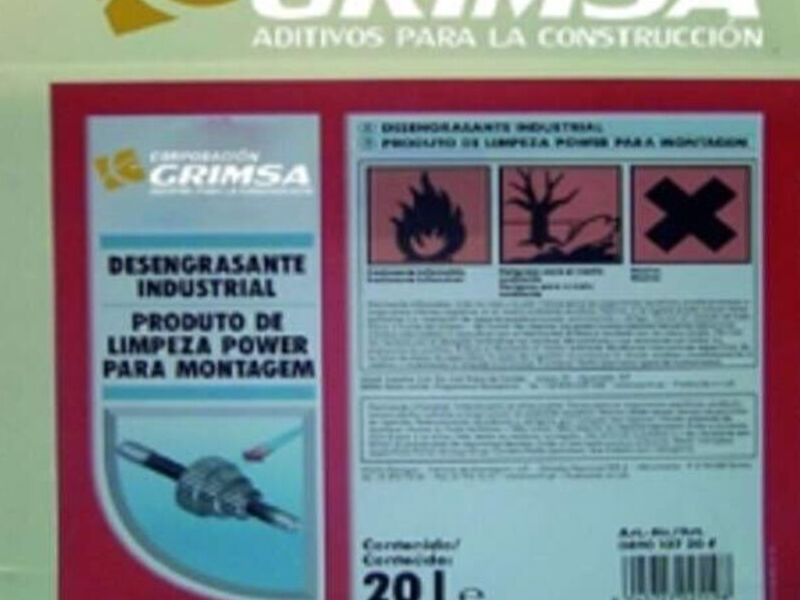 Desengrasante Industrial Perú - Químicos y Materiales Perú | Construex