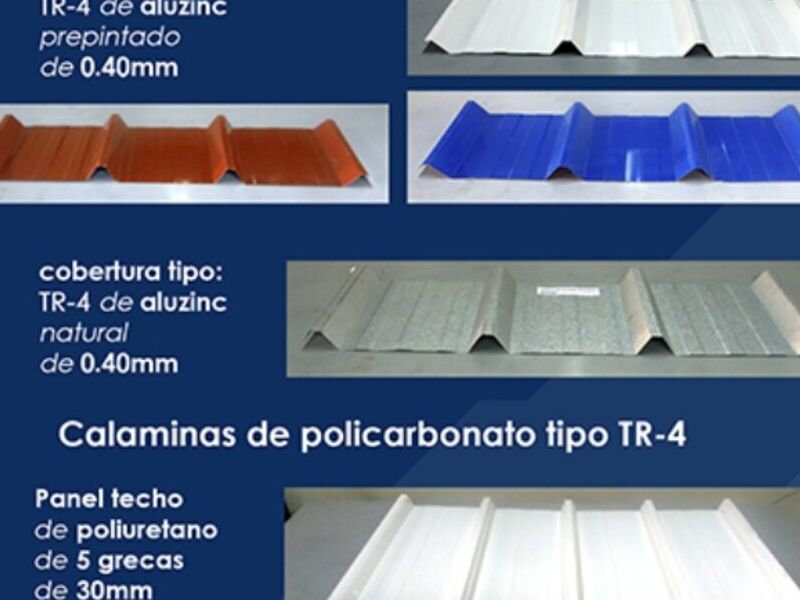 Plancha policarbonato Corporación Orca Lima - Corporación Orca - Coberturas de Aluzinc  | Construex
